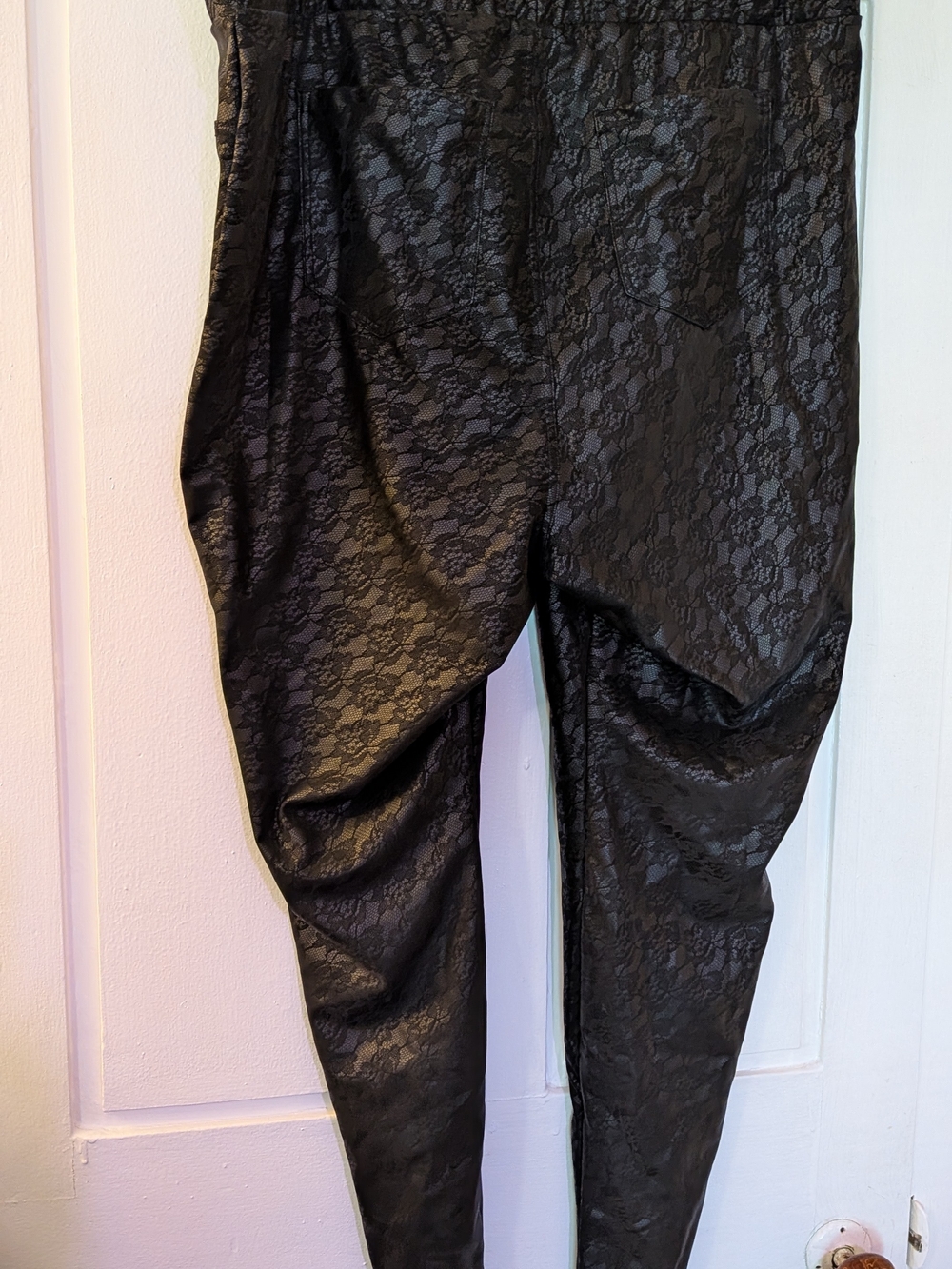 Torrid Black Lace Leggings 3x - like new